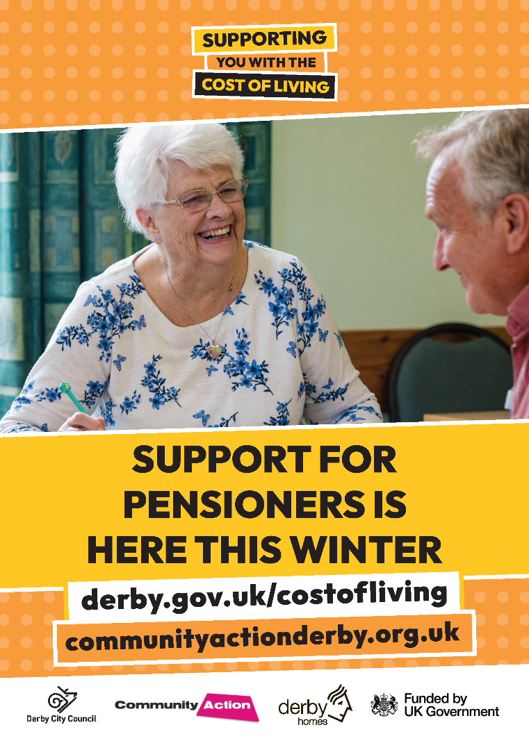 Support for pensioners leaflet - click image for PDF version