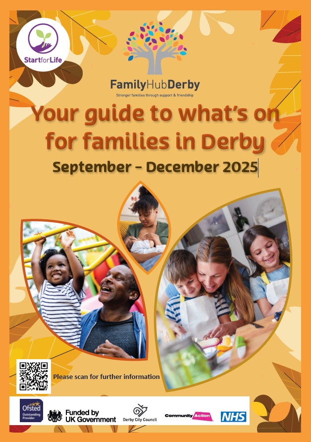 Your guide to what’s on for families in Derby September - December 2025 - click image for PDF version