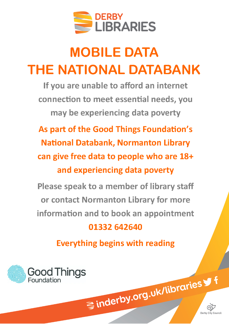 National Databank poster - full info in text below