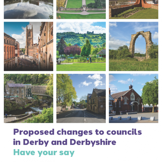 Menu image for Proposed changes to councils in Derby and Derbyshire - Have your say!