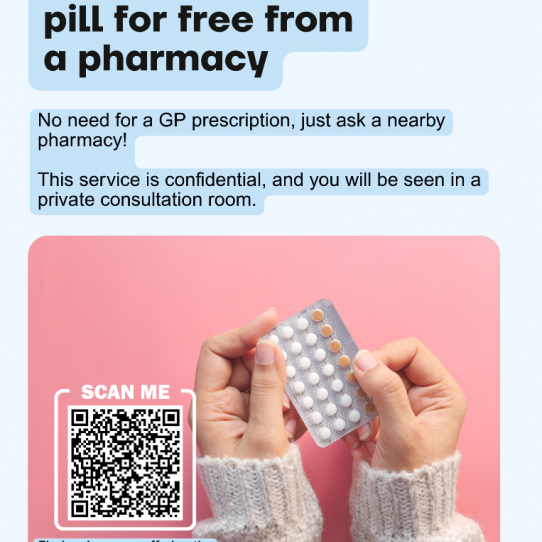 Menu image for Free contraception service available at community pharmacies