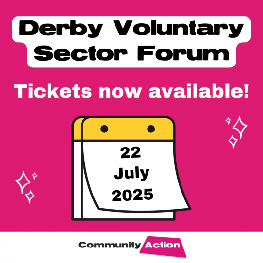Menu image for Book your place for our July Voluntary Sector Forum!