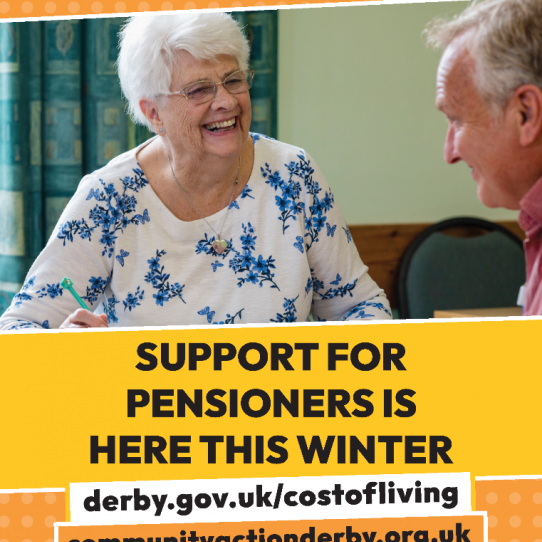 Menu image for Support for pensioners this winter