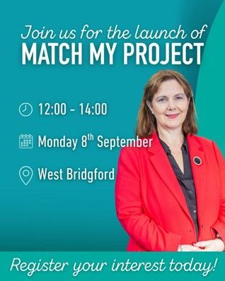 Menu image for Join us for the official launch of Match My Project across the East Midlands!