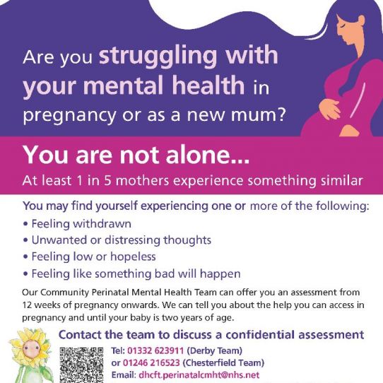 Menu image for Derbyshire Perinatal Mental Health Service