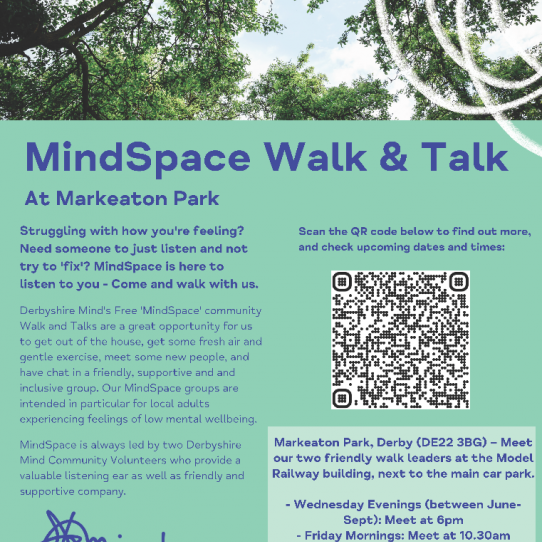 Menu image for MindSpace Walk & Talk at Markeaton Park